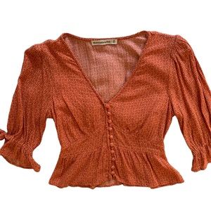 Abercrombie & Fitch Cropped Blouse